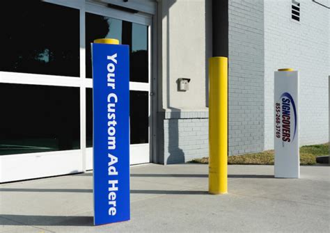 Bollard Cover Signs - Custom Bollard Covers, $24.99 | 48" Bollards