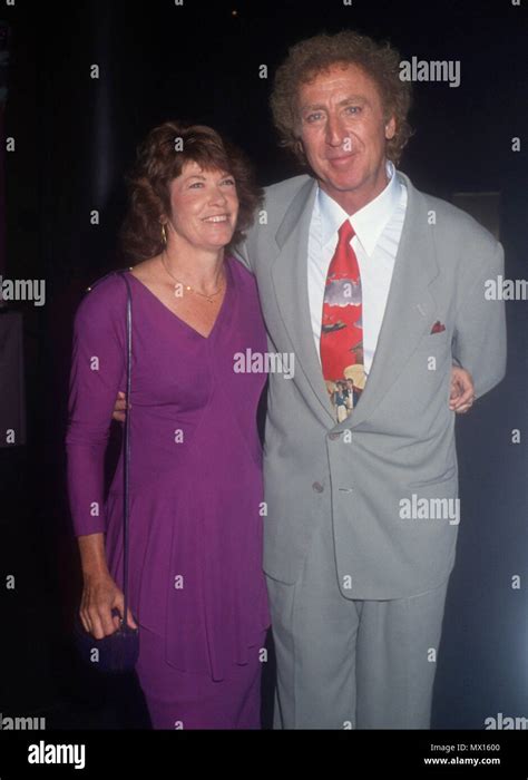 LOS ANGELES, CA - JULY 22: (L-R) Costume designer Karen Boyer and husband actor Gene Wilder ...