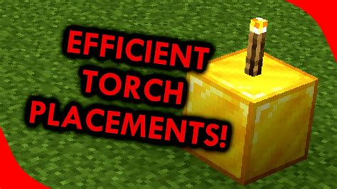 What is the best way to place TORCHES in Minecraft? #shorts - YouTube