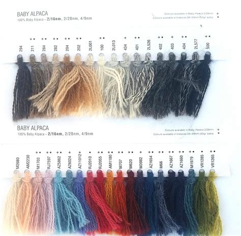 Alpaca Colors - Chart Sizing – Karim Collection