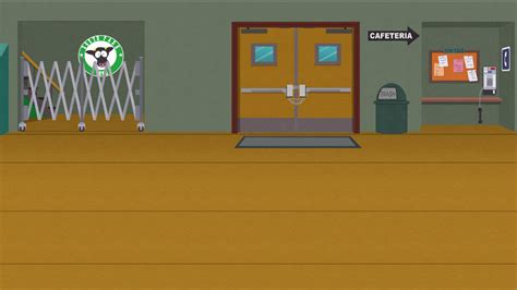 South Park School Hallway 4 (SoT BG) by RoamingBerry on DeviantArt