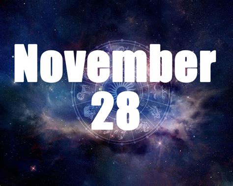 November 28 Birthday horoscope - zodiac sign for November 28th