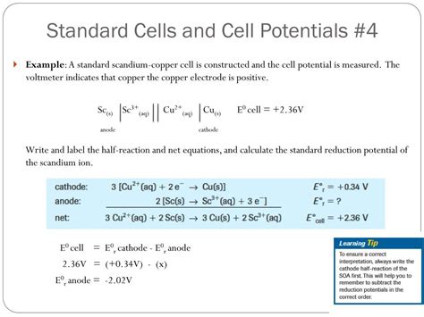 PPT - 14.2b Standard Cells and Cell Potential PowerPoint Presentation, free download - ID:5480109