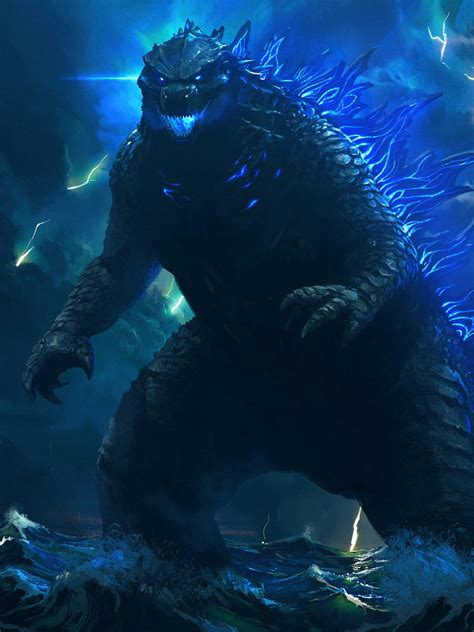 Godzilla Digital Art 2021 Resolution, Fantasy, , and Background, Godzilla Earth, HD phone ...