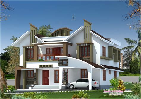 Modern house elevation from Kasaragod, Kerala | House Design Plans