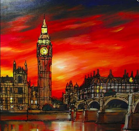 Art by Paul Kenton | London painting, City painting, London art