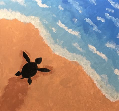 On My way Home | Sunset canvas painting, Simple canvas paintings, Beach drawing