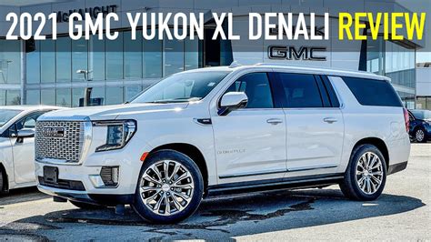 Review: 2021 GMC Yukon XL Denali Ultimate 6.2L | Air Ride Suspension, 12.6" Rear Touchscreens ...