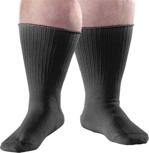 Amazon.com: Extra Wide Diabetic Socks - Swollen Feet Stretch Care Socks ...