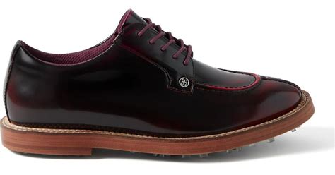 G/FORE Leather Golf Shoes in Black for Men | Lyst