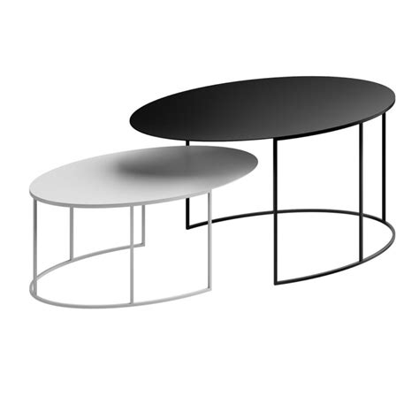 Slim Irony Oval Coffee Table by Zeus - Dimensiva | 3d models of design