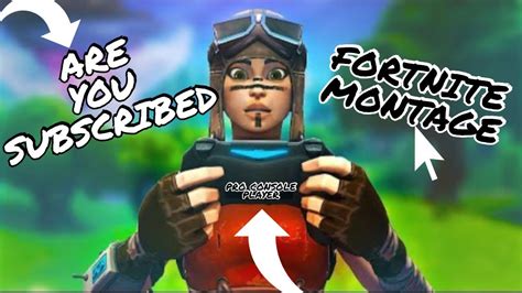 ARE YOU SUBSCRIBED!? - A FORTNITE MONTAGE ---- PRO CONSOLE PLAYER - YouTube