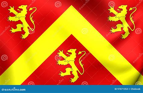 Flagge von Anglesey, Wales stock abbildung. Illustration von voll - 97071353