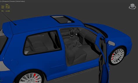 Volkswagen Golf R32 Detailed Interior 3D Model - TurboSquid 1912173