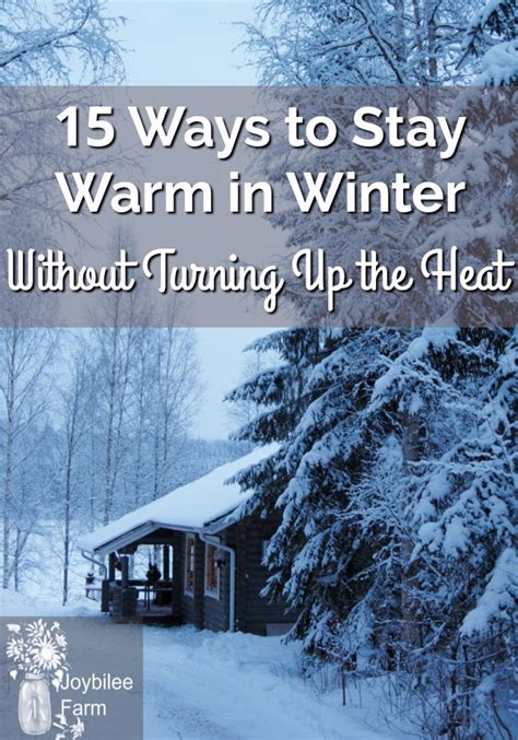 15 Ways to Stay Warm in Winter Without Turning Up the Heat