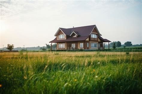 House grass house architecture. AI | Free Photo - rawpixel