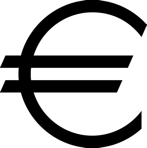 Euro Евро логотип PNG