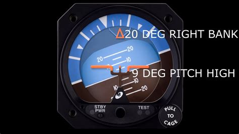 Reading the Attitude Indicator - YouTube