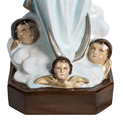 Mary of the Assumption 100cm marble statue painted | online sales on HOLYART.co.uk