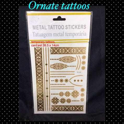 Ornate tattoos - CraftEZOnline | Arts And Crafts Store