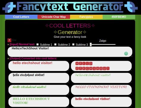 14 Cool Fancy Text Generator Tools in 2024 (FREE)