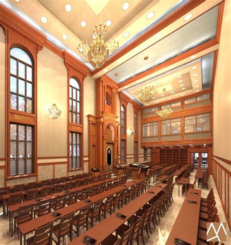 Brooklyn Shul Interior – MaxSpace Design | Synagogue architecture ...