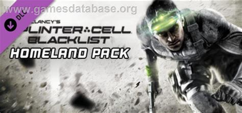 Tom Clancy's Splinter Cell Blacklist - Homeland DLC - Valve Steam - Artwork - Banner