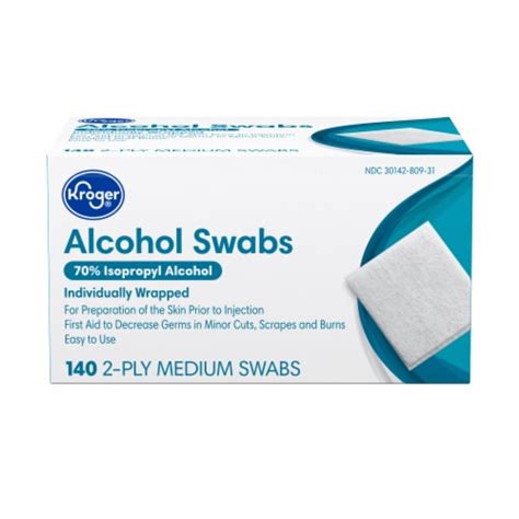 Kroger® Medium Alcohol Swabs, 140 ct - Kroger