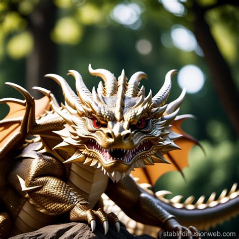 Mother Dragon - A Majestic Figure | Stable Diffusion Online