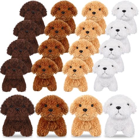 Buy Sosation20 Pcs Mini Plush Stuffed Puppy Bulk Operation Christmas ...