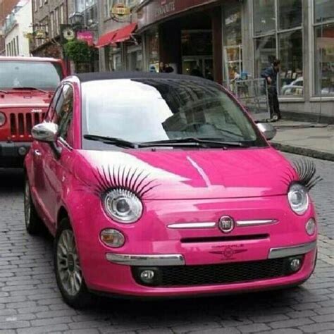 Pin by desy quarta on ROCK ON PINK | Pink car, Cute cars, Fiat 500