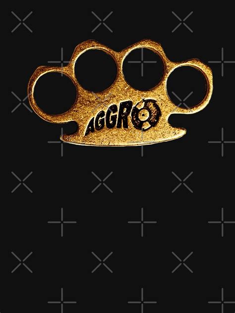 "Aggro Berlin brass knuckles" T-shirt for Sale by 2scrbly | Redbubble | aggro t-shirts - aggro ...