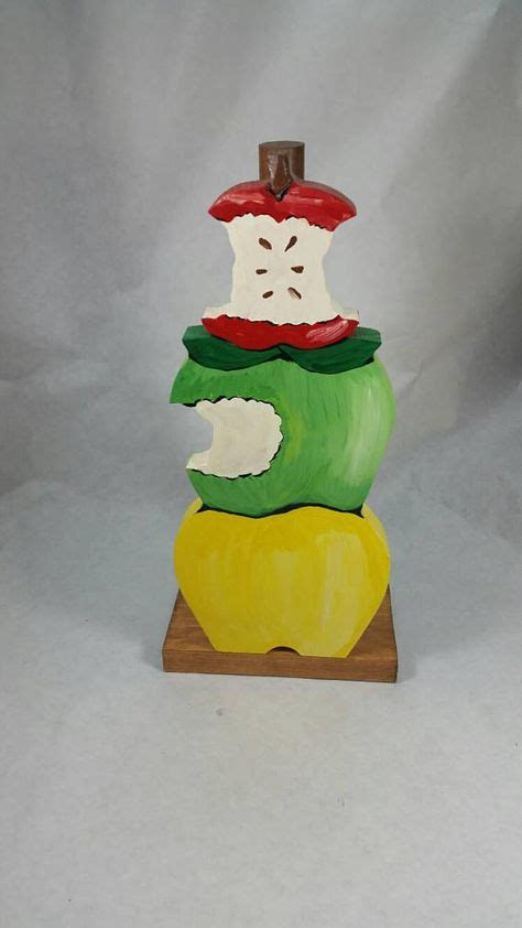 Farm House Decor, Apple Paper Towel Holder, Counter Top Paper Towel ...