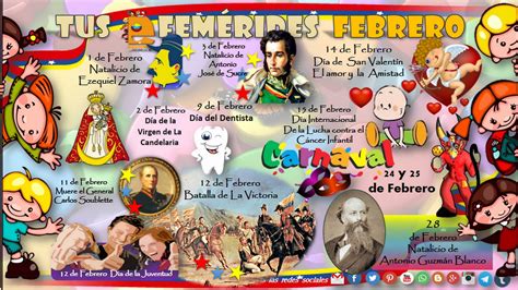 📚 Tus Efemérides Escolar 2012-2023 📅: Tus Efemérides Escolar Febrero