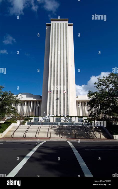 Exterior of the new current State Capitol Building at Tallahassee Florida FL Stock Photo - Alamy