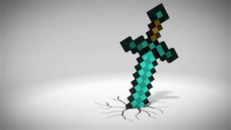 The Diamond Sword From Minecraft – Swish And Slash