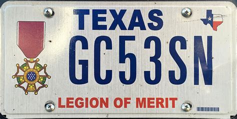 I Lost My Drivers License Il: Texas Air Medal License Plate