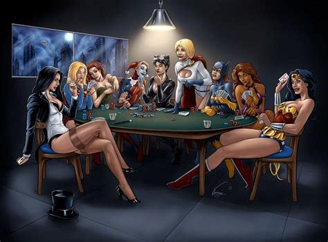 Awesome poker night. | Arte dc comics, Personagens de quadrinhos, Super herói