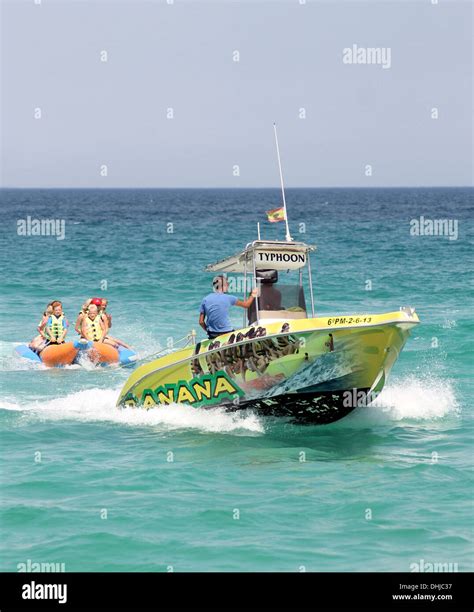 Spain banana boat fun hi-res stock photography and images - Alamy