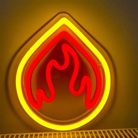 Fire Neon Sign for Sale | 18 Colors & 4 Sizes