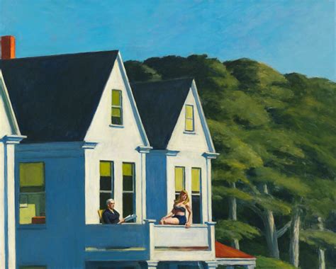 Edward Hopper - Second Story Sunlight (1960) : r/museum