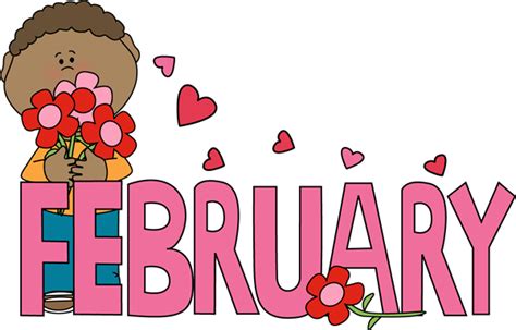 Month of February Valentine's Day. | Month Clip Art | Pinterest ...