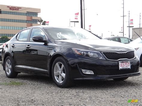 2014 Ebony Black Kia Optima LX #91643140 Photo #9 | GTCarLot.com - Car Color Galleries