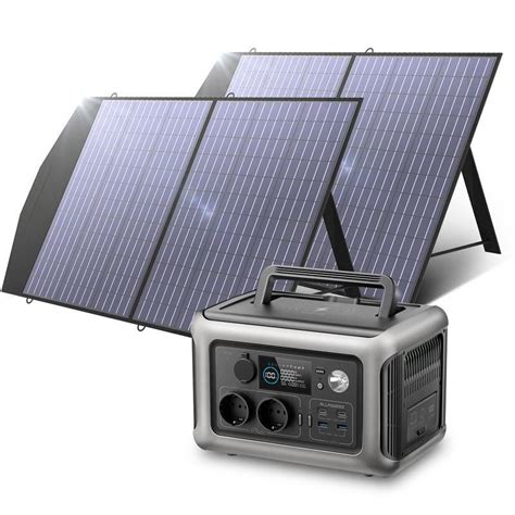 Solar Energy Charger with LiFePo4 Battery 299Wh 600W Portable Power Station