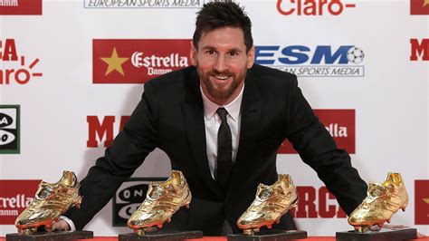 Lionel Messi receives 4th Golden Shoe as Europe’s top scorer