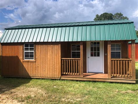 12x24 Corner Porch Lofted Barn Cabin - Preowned