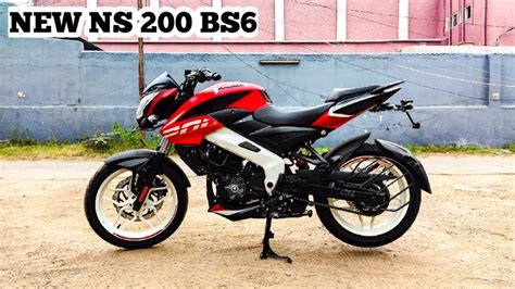 2020 New Red Color Pulsar NS200 Test Ride & Walkaround - YouTube