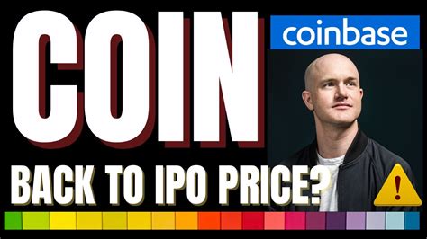 COIN Coinbase Stock Analysis, Back To IPO PRICE?! - YouTube