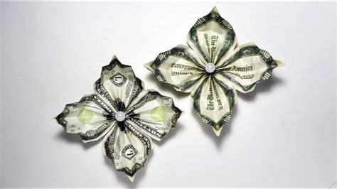 Origami Money Flowers - Homemade Creations