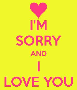 Im Sorry I Love You Quotes. QuotesGram